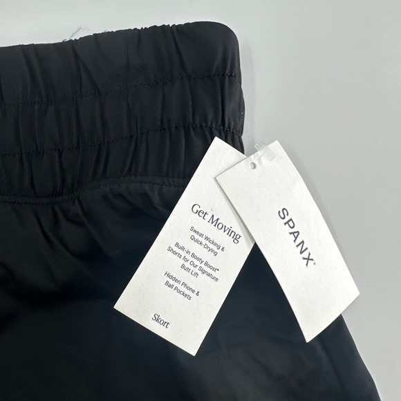 SPANX Women's Very Black 14" Activate Skort Size M - Picture 8 of 12